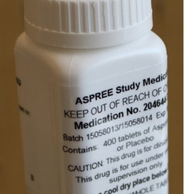 Evidence of aspirin benefit and risk