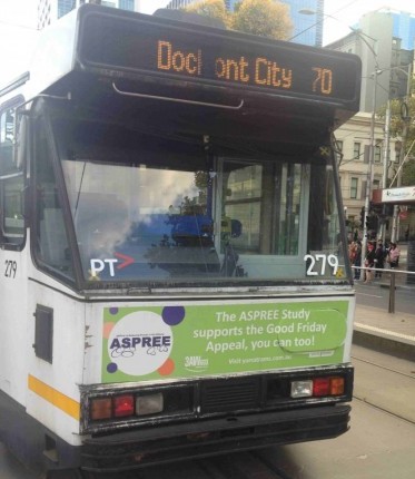 Did you spot us on Melbourne trams this month?