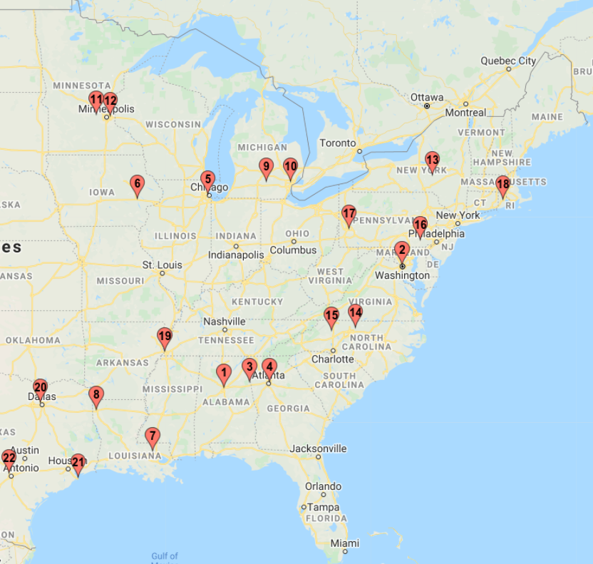 ASPREE-XT SITES MAP - ZOOMED IN (1)